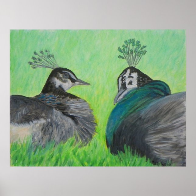 PEACOCK LOVE Poster (Front)