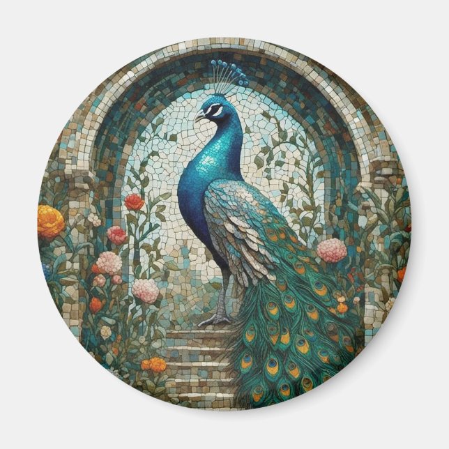 Peacock  magnet (Front)