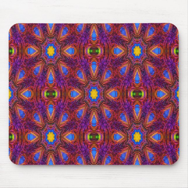 Peacock Mandala... Mouse Mat (Front)
