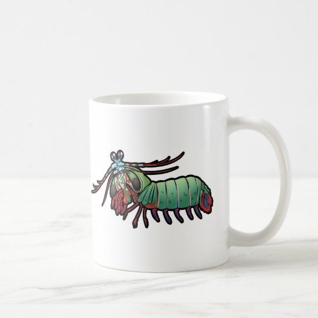 Peacock Mantis Shrimp Coffee Mug (Right)