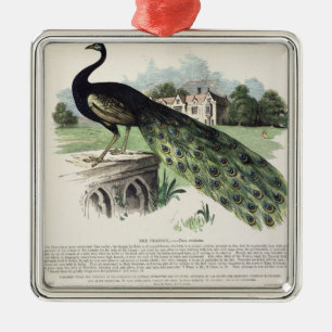 Peacock Metal Tree Decoration