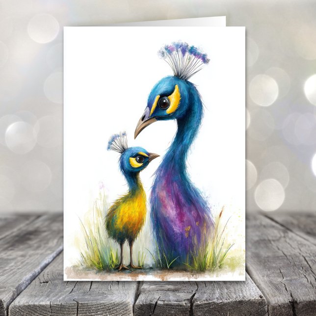 Peacock Mother's Day Holiday Card (Creator Uploaded)