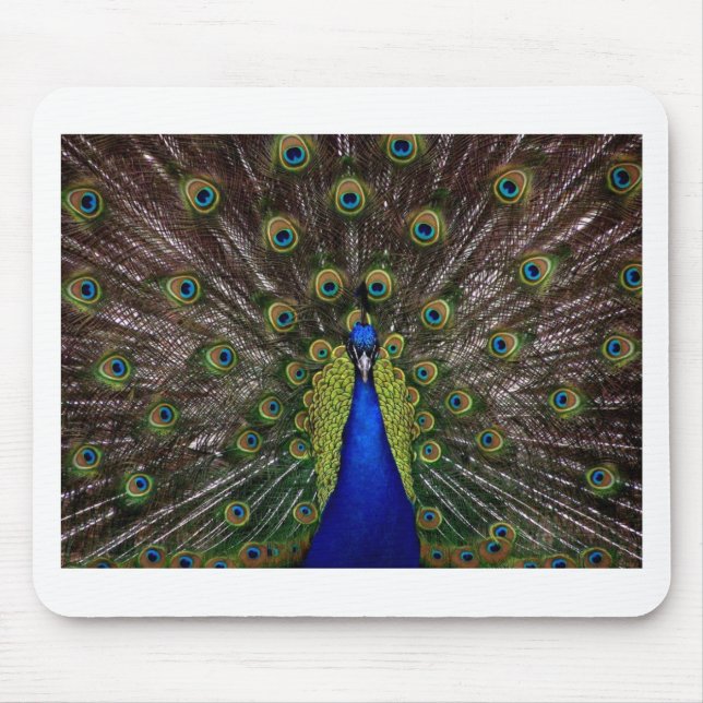 Peacock Mouse Mat (Front)