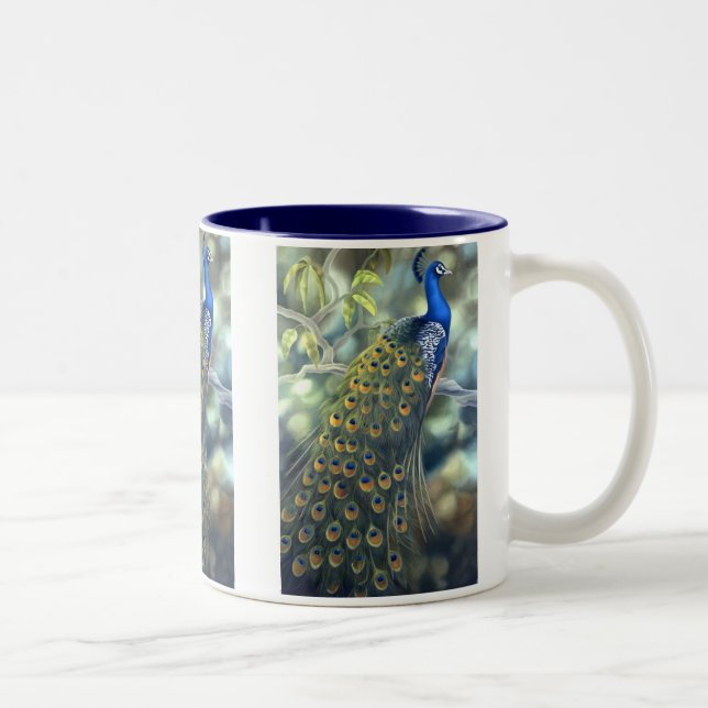 Peacock Mug (Right)