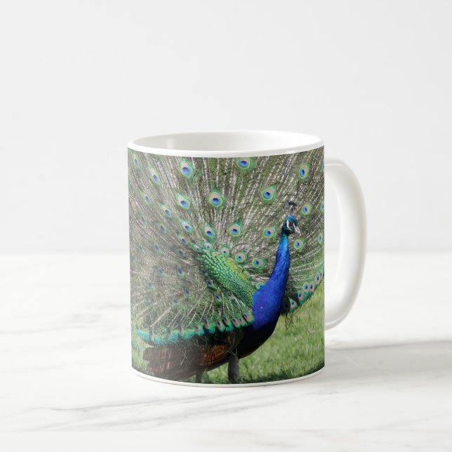 Peacock mug (Front Right)
