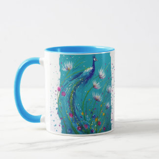 Peacock mug
