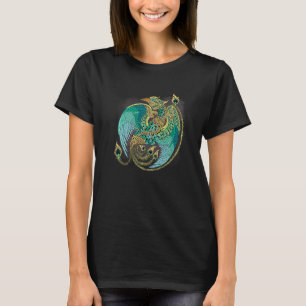 Peacock Ohm Yoga Third Eye Isha Hindu Linga 1 T-Shirt