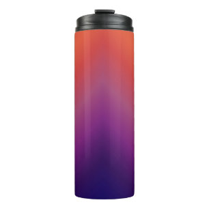 Peacock Ombre Red Thermal Tumbler