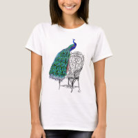 Peacock on Chair