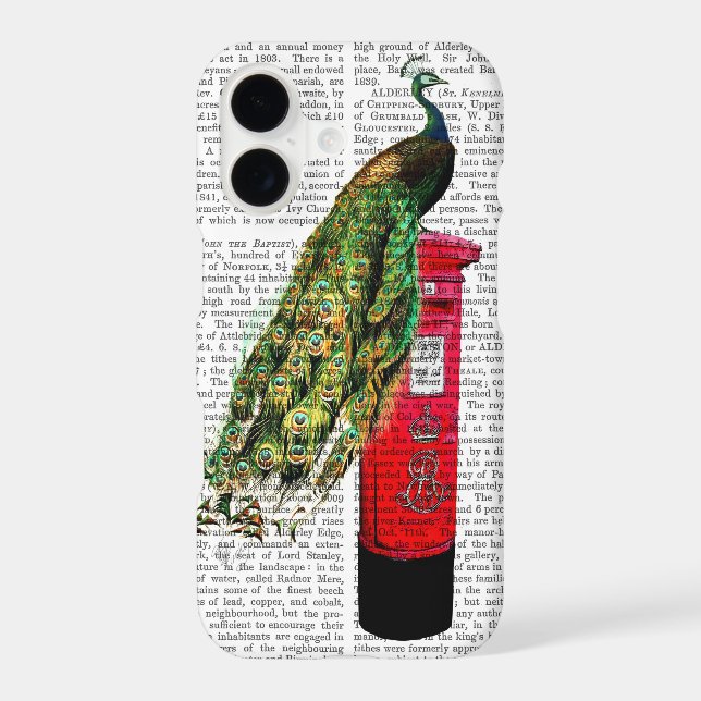 Peacock on Postbox (Back)