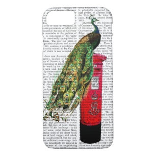Peacock on Postbox iPhone 8/7 Case