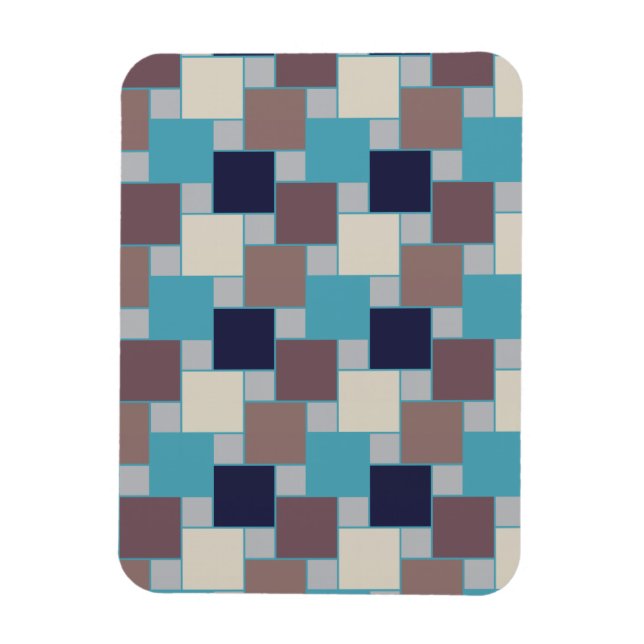 Peacock on the Beach Magnet (Vertical)