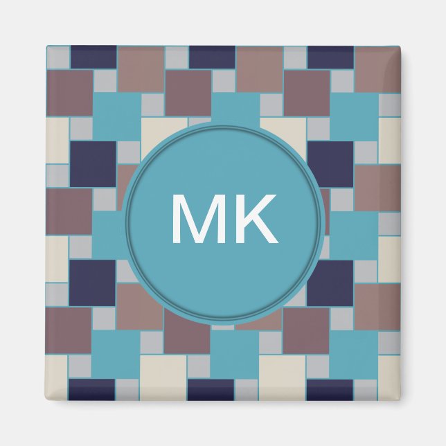 Peacock on the Beach Magnet (Front)