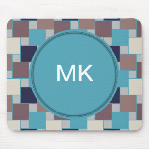 Peacock on the Beach Mouse Mat