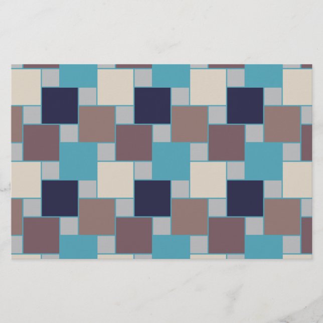 Peacock on the Beach Stationery (Front)