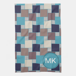 Peacock on the Beach Tea Towel