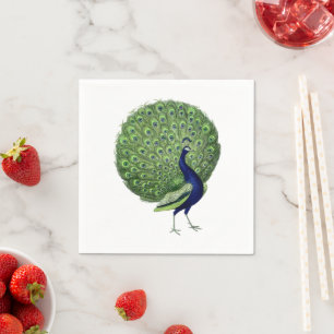 Peacock Open Fan Napkin