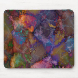 Peacock Ore Chalcopyrite Marble Mouse Mat