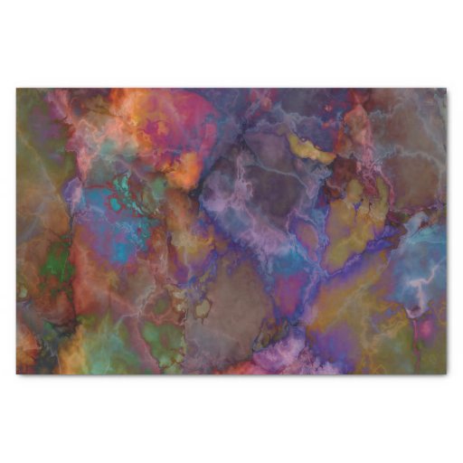 Image of Peacock Ore Chalcopyrite Marble Tissue Paper