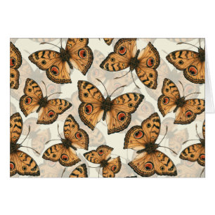 Peacock pansy butterfly pattern