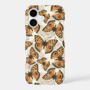 Peacock pansy butterfly pattern