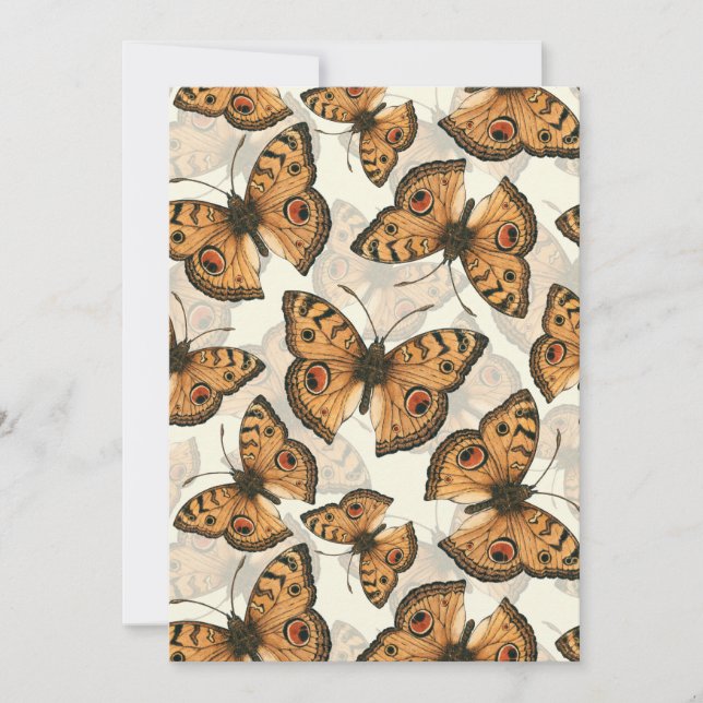 Peacock pansy butterfly pattern (Front)