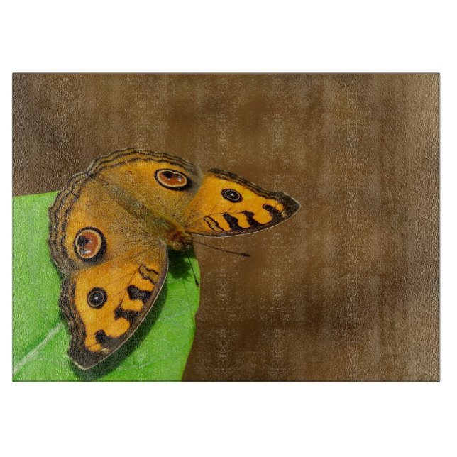 Peacock Pansy Cutting Board (Front)