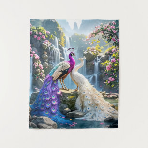Peacock Paradise Tapestry