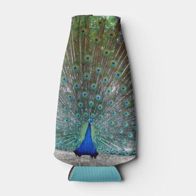 Peacock Party Bottle Cooler (Front)