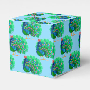 Peacock Party Favour Box
