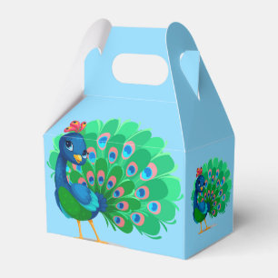 Peacock Party Favour Box