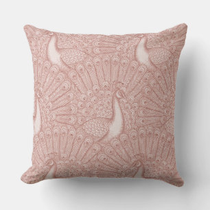 peacock pattern cushion