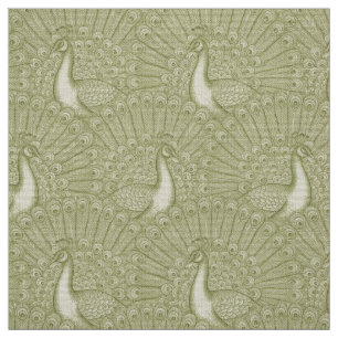 peacock pattern fabric