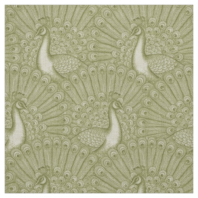 peacock pattern fabric (Swatch)