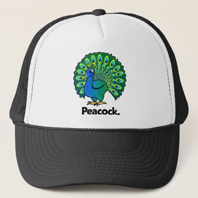 Peacock Peacock. Trucker Hat (Front)