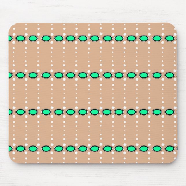 peacock pheasant jewels patterned mouse pad (Front)
