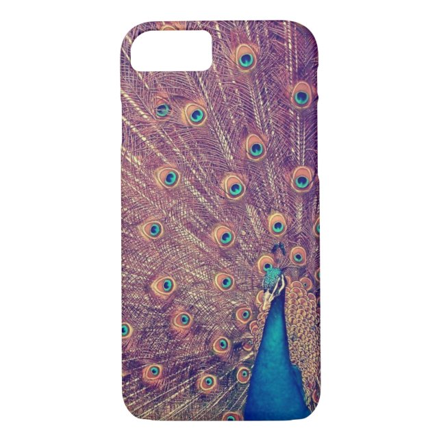 Peacock Phone Case (Back)