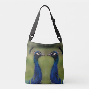 Peacock Photo Custom All-Over-Print Cross Body Bag
