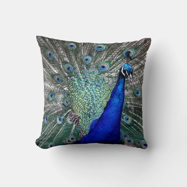 Peacock Pillow (Front)