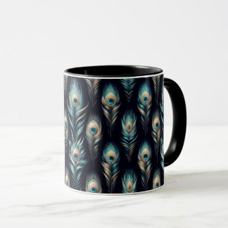 Peacock Plumes Mug