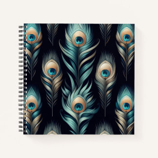 Peacock Plumes Notebook