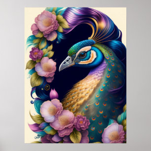 Peacock Poster