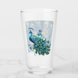 Peacock Pride Glass