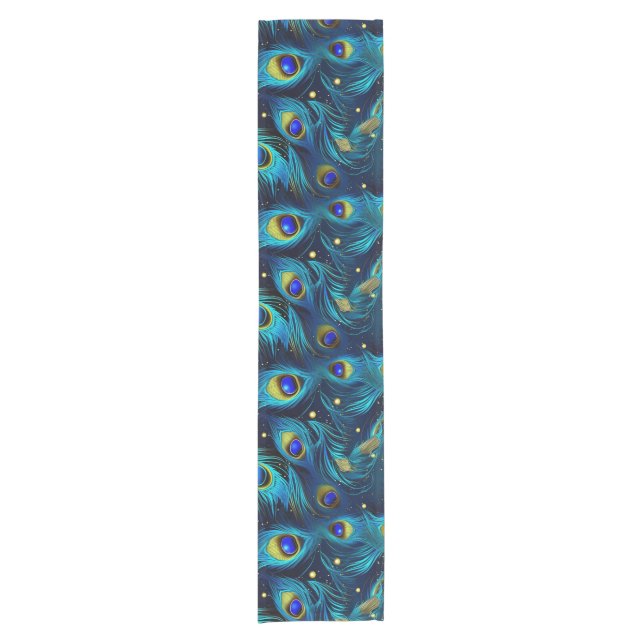 Peacock Pride Short Table Runner (Front)