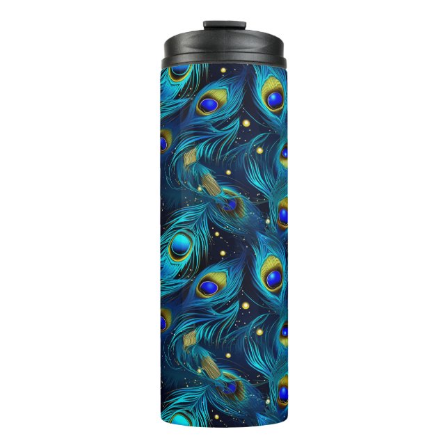 Peacock Pride Thermal Tumbler (Front)