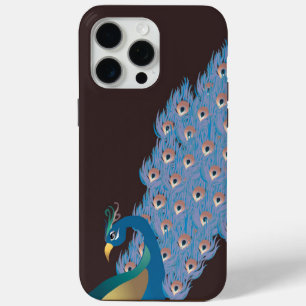 Peacock printed iphone case