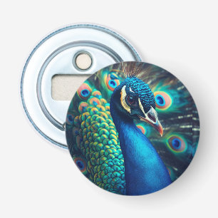 Peacock Profile Bottle Opener