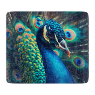 Peacock Profile Cutting Board