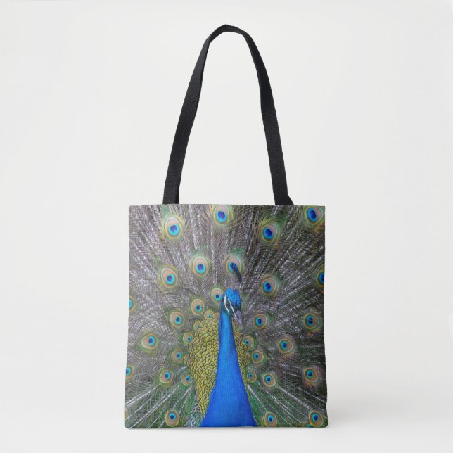 Peacock Regale  Tote Bag (Front)