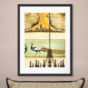 Peacock Roaring 20's Wedding Poster